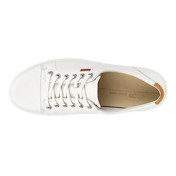 ECCO WOMEN'S SOFT 7 SNEAKER, WHITE, 6-6.5