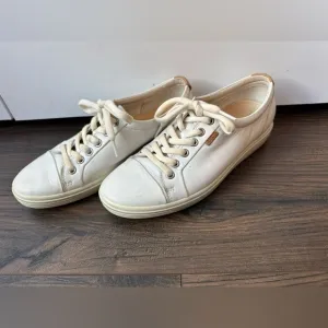 Ecco Women's Soft 7 Sneaker White Leather (Size 40EU)