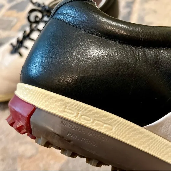 ECCO YAK BIOM Mens Cool Golf Shoes Soft White Leather Size 45 (11)
