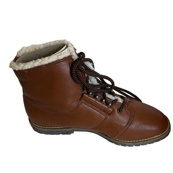 Ellemenno Ankle Boots Brown Sz. 8.5 New Y2K