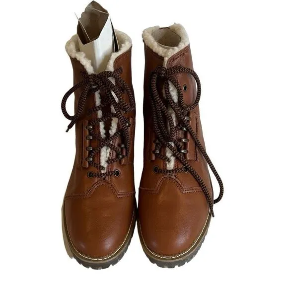 Ellemenno Ankle Boots Brown Sz. 8.5 New Y2K