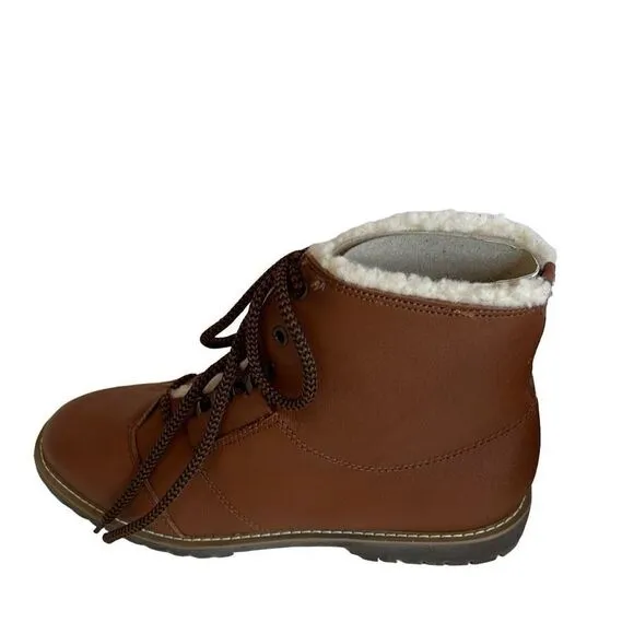 Ellemenno Ankle Boots Brown Sz. 8.5 New Y2K