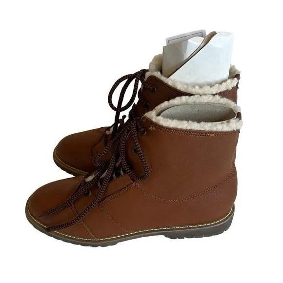 Ellemenno Ankle Boots Brown Sz. 8.5 New Y2K