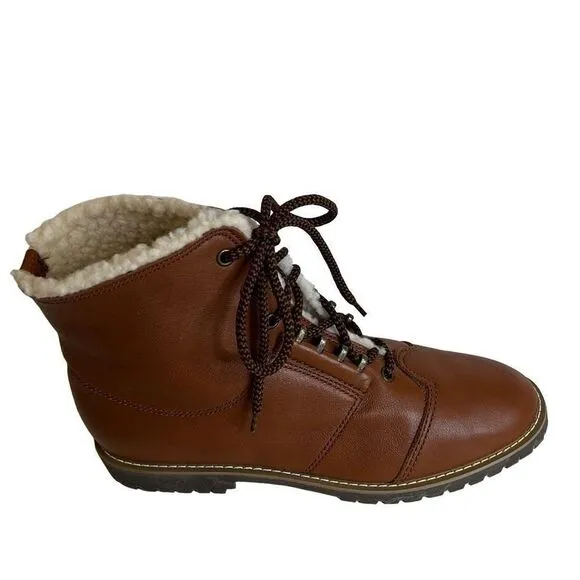 Ellemenno Ankle Boots Brown Sz. 8.5 New Y2K