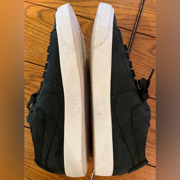 EUC Nike SB Blazer Zoom Low Deconstructed 2018,black,leather,8.5/42