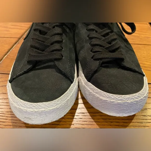 EUC Nike SB Blazer Zoom Low Deconstructed 2018,black,leather,8.5/42