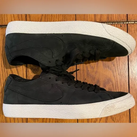 EUC Nike SB Blazer Zoom Low Deconstructed 2018,black,leather,8.5/42