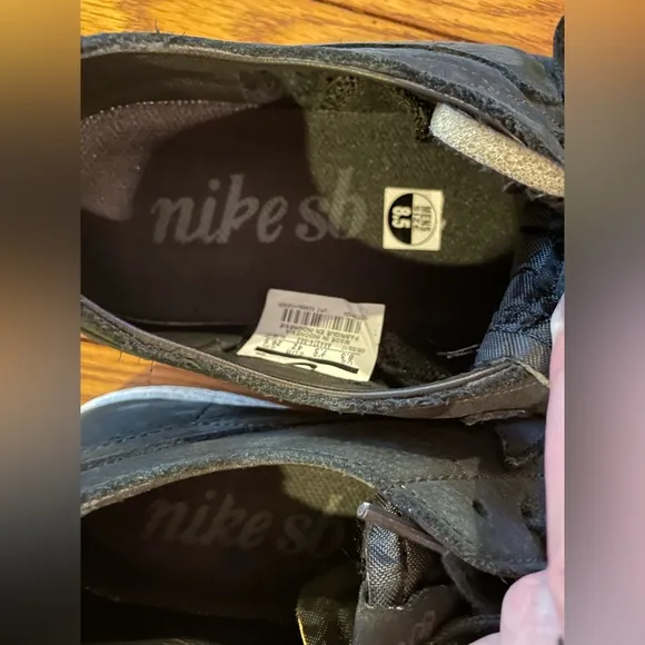 EUC Nike SB Blazer Zoom Low Deconstructed 2018,black,leather,8.5/42