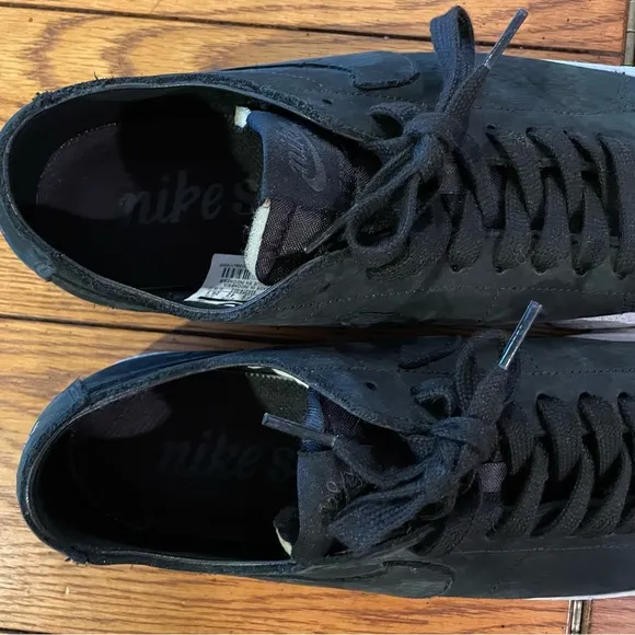 EUC Nike SB Blazer Zoom Low Deconstructed 2018,black,leather,8.5/42