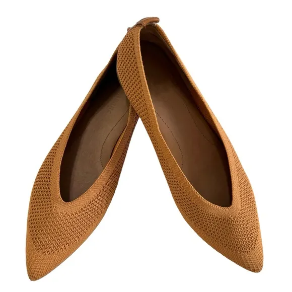 Everlane The 40-Hour Pointed Toe ReKnit Flat Shoes Size 7