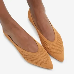 Everlane The 40-Hour Pointed Toe ReKnit Flat Shoes Size 7