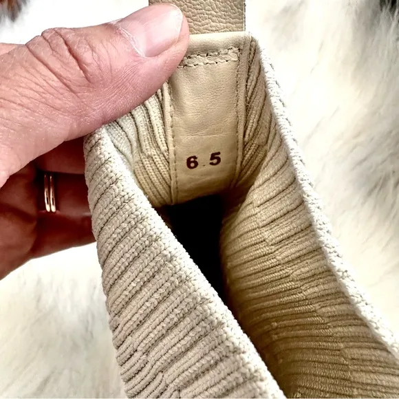 Everlane The Glove Boot in Bone Size 6.5