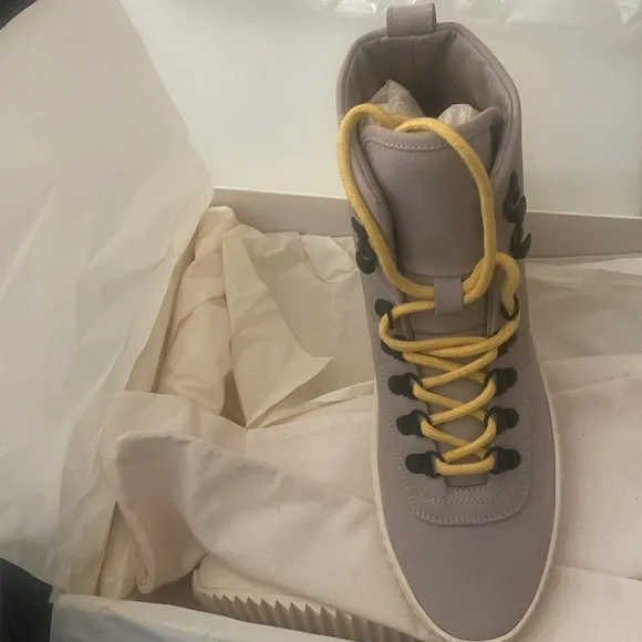 Fear Of God Hiking Sneakers Stone Nabuk Size 38/8