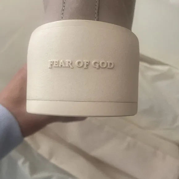 Fear Of God Hiking Sneakers Stone Nabuk Size 38/8