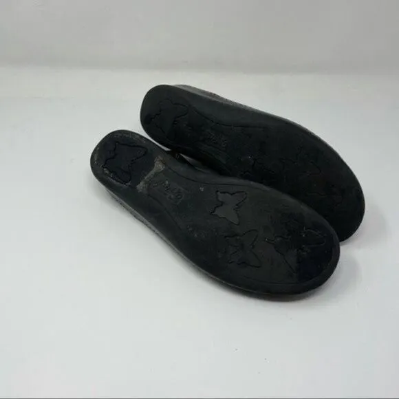 Fidelio Fabia Vienna Hallux womans casual sandals black leather Sz41 BoxK