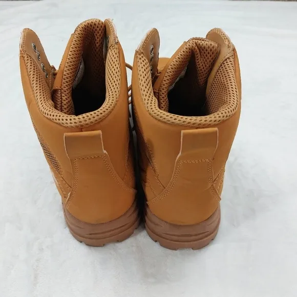 FILA EVERPOINT BOOTS MENS GORPCORE HIKING CAMPING WORK LACE UP WHEAT/GUM SIZE 12