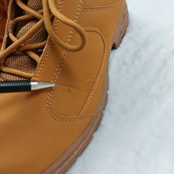 FILA EVERPOINT BOOTS MENS GORPCORE HIKING CAMPING WORK LACE UP WHEAT/GUM SIZE 12