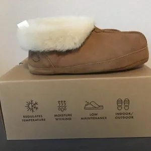 FIRESIDE BY DEARFOAMS Women's Byron Bay Shearling Slipper