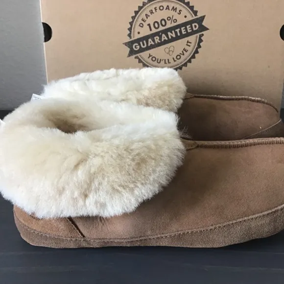 FIRESIDE BY DEARFOAMS Women's Byron Bay Shearling Slipper