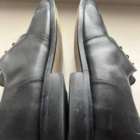 Florsheim Black Leather Split Toe Dress Lace Up Oxford Shoes Men’s 13 D 11175