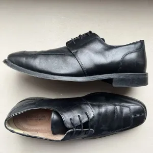 Florsheim Black Leather Split Toe Dress Lace Up Oxford Shoes Men’s 13 D 11175