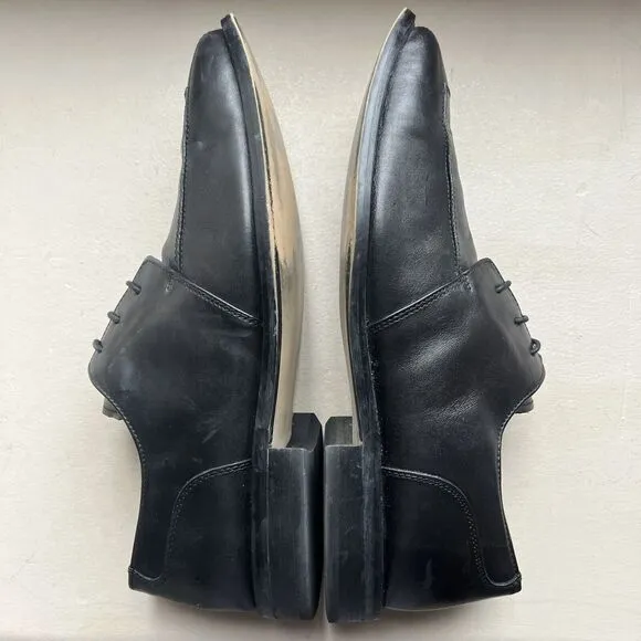Florsheim Black Leather Split Toe Dress Lace Up Oxford Shoes Men’s 13 D 11175