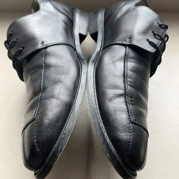 Florsheim Black Leather Split Toe Dress Lace Up Oxford Shoes Men’s 13 D 11175