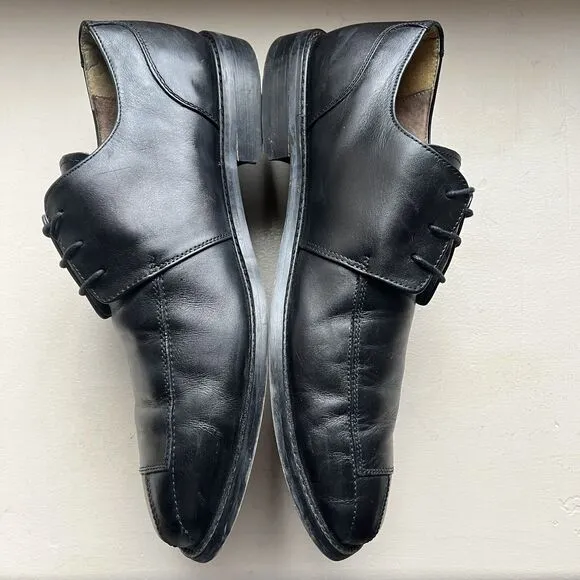Florsheim Black Leather Split Toe Dress Lace Up Oxford Shoes Men’s 13 D 11175