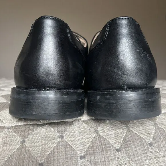 Florsheim Black Leather Split Toe Dress Lace Up Oxford Shoes Men’s 13 D 11175