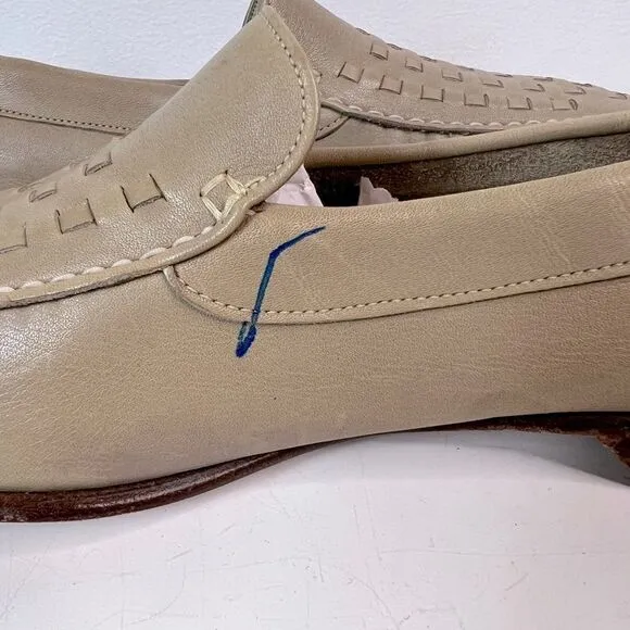 Florsheim Men’s Weave Loafer Shoes Tan Sz 12