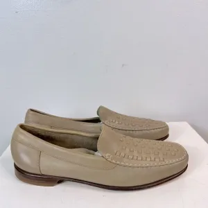 Florsheim Men’s Weave Loafer Shoes Tan Sz 12