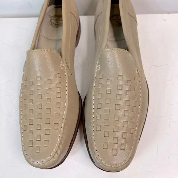 Florsheim Men’s Weave Loafer Shoes Tan Sz 12