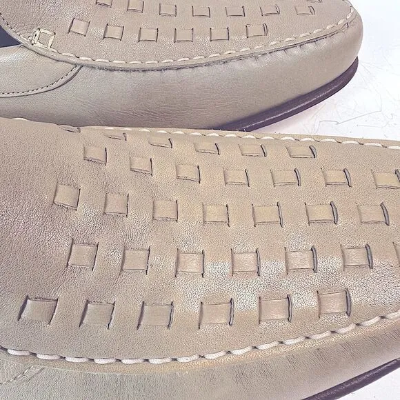Florsheim Men’s Weave Loafer Shoes Tan Sz 12