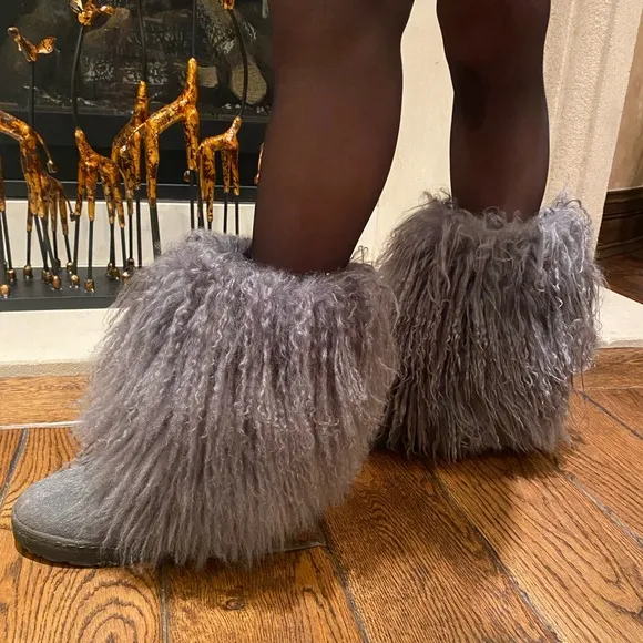 Fluffy Boots Comfy Adorable