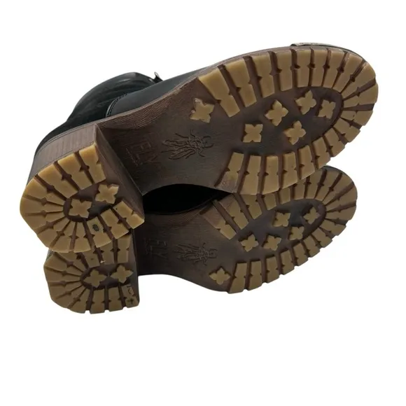 Fly London | Logger Leal Heeled Ankle Boots Bootie 40/9.5 US