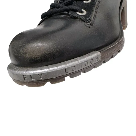 Fly London | Logger Leal Heeled Ankle Boots Bootie 40/9.5 US