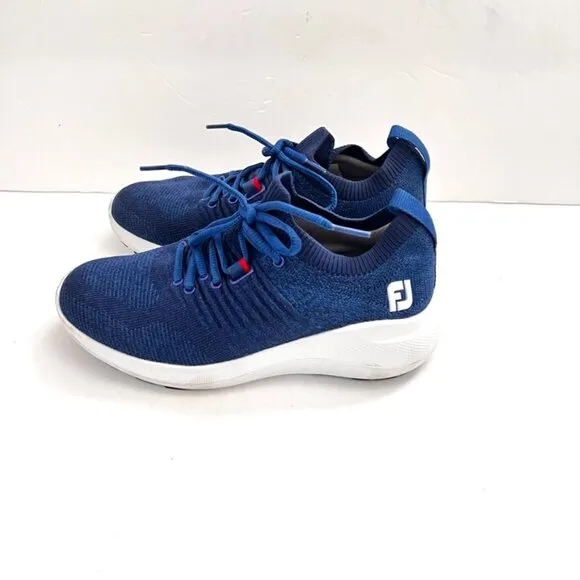 Foot‎ Joy Golf Flex blue White Soft Cleats sneaker shoes