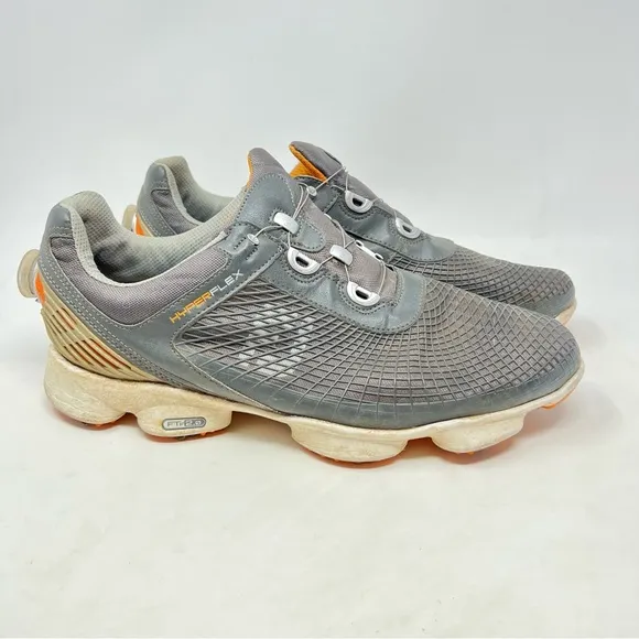Footjoy FJ Hyperflex FTF 2.0 Grey Soft Spike Golf Shoes Mens Size 12 51061