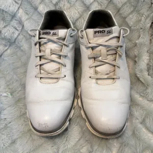 FootJoy FJ Pro SL Golf Shoes 53267 White Soft Spikes Mens Size 10.5 M