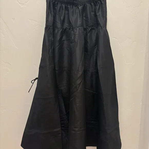 Free People Emery Drop-Waist Midi Skirt NWT *