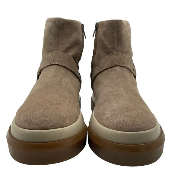 Free People Sneaker Boots Bodhi Harness Suede Leather Womens Casual Size 8.5