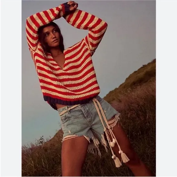 Free People We The Free Westwood Hi-Low Shorts