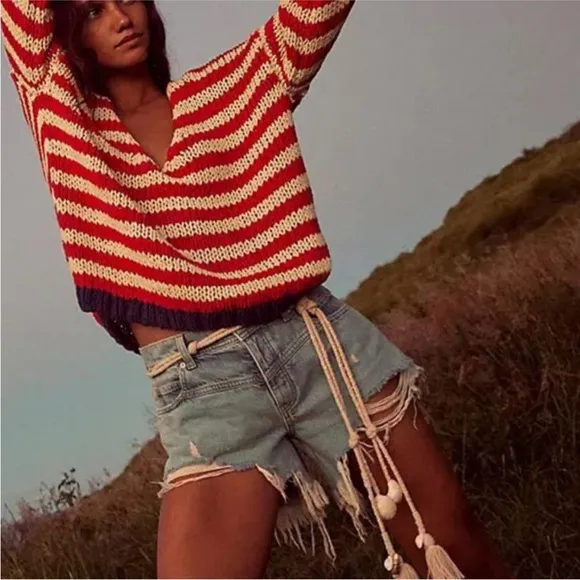 Free People We The Free Westwood Hi-Low Shorts
