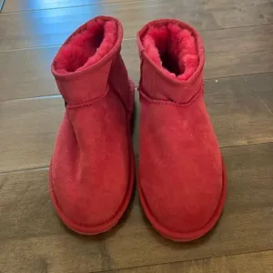 Free People Emu Australia Stinger Sheepskin Shearling Micro Boot Pink US 8 NWOB