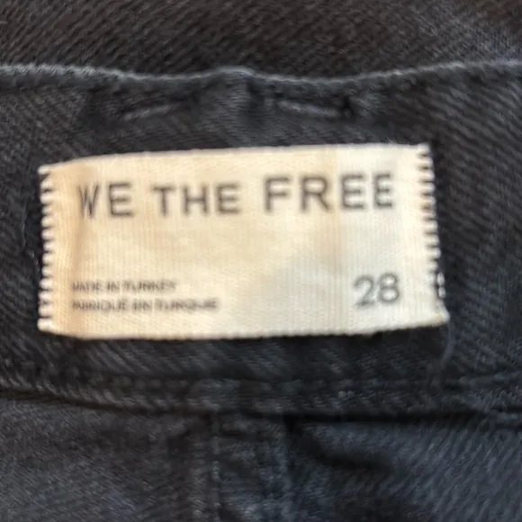 Free People/We the Free Montana Shorts in Lights Out Size 28. NWT