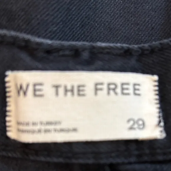 Free People/We the Free Montana Shorts in Lights Out Size 29. NWT
