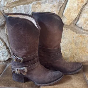 Freebird Boots, Pike, Distressed Style