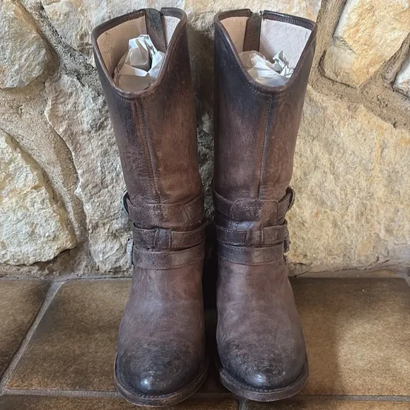 Freebird Boots, Pike, Distressed Style