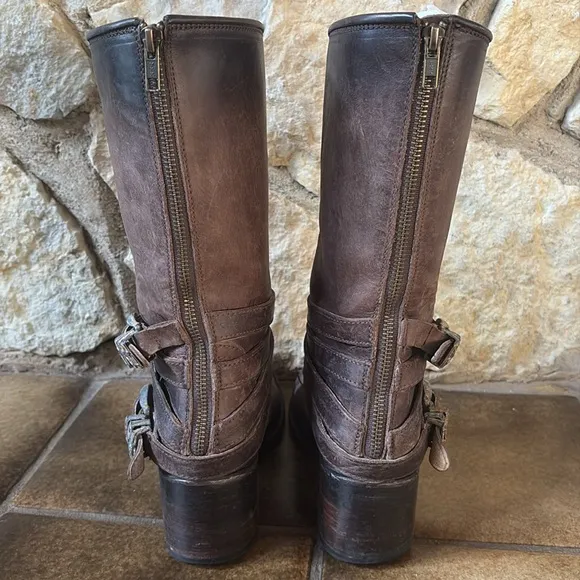Freebird Boots, Pike, Distressed Style