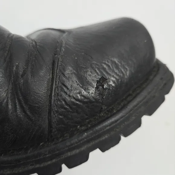 Frye Boots Black Harness Moto Boots